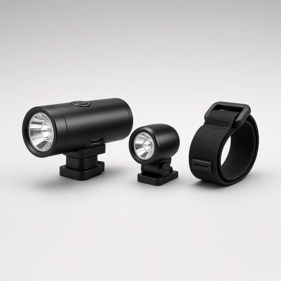 NightBeam USB Bike Light Set